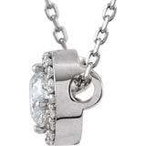 Halo-Style Necklace Or Pendant