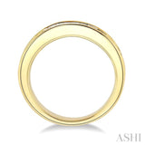 1/2 Ctw Princess Cut Diamond Wedding Band in 14K Yellow Gold