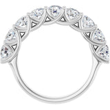 10K White Gold 2 3/8 CTW Natural Diamond Anniversary Band