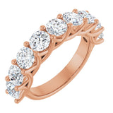 10K Rose Gold 2 3/4 CTW Natural Diamond Anniversary Band