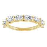 10K Yellow Gold 2 CTW Natural Diamond Anniversary Band