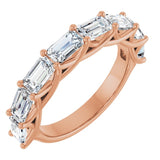 10K Rose Gold 2 3/4 CTW Natural Diamond Anniversary Band