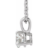 Sterling Silver 1/4 CTW Lab-Grown Diamond 18" Necklace