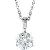 14K White Gold 3/4 CTW Lab-Grown Diamond 18