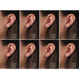 Platinum 1/2 CTW Natural Diamond Stud Earrings