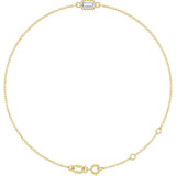 14K Yellow Gold Lab-Grown Diamond 6 1/2-7 1/2