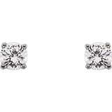 14K White Gold 1/5 CTW Natural Diamond Youth Earrings