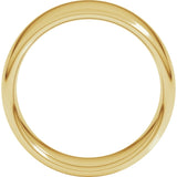 14K Yellow Gold 8 mm Comfort-Fit European-Style Band Size 10