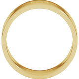 14K Yellow Gold 8 mm Flat Band Size 7