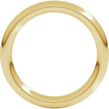 14K Yellow Gold 2.5 mm Comfort-Fit Full Round Band Size 6