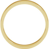 10K Yellow Gold 4 mm Flat Band Size 5