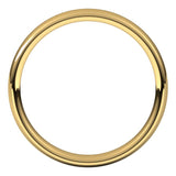 10K Yellow Gold 3.5 mm Comfort-Fit European-Style Band Size 9
