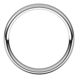 Platinum 4.5 mm Comfort-Fit European-Style Band Size 8.5
