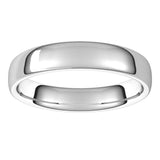 Platinum 4.5 mm Comfort-Fit European-Style Band Size 8.5