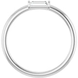 14K White Gold 1/10 CTW Lab-Grown Diamond Stackable Ring