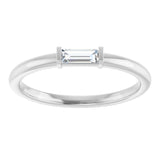 14K White Gold 1/6 CTW Lab-Grown Diamond Stackable Ring