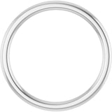 14K White Gold 1.5 mm Comfort-Fit European-Style Band Size 7
