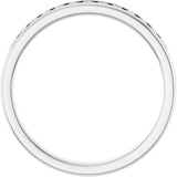 Platinum 3/8 CTW Lab-Grown Diamond Band