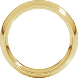 10K Yellow Gold 5.5 mm Comfort-Fit Half Round Band Size 9.5