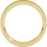 10K Yellow Gold 4.5 mm Comfort-Fit Flat Band Size 6.5