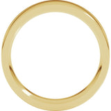 10K Yellow Gold 5.5 mm Comfort-Fit Flat Band Size 6.5