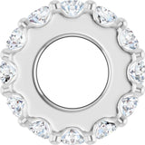14K White Gold 1/3 CTW Lab-Grown Diamond Spacer Charm/Pendant