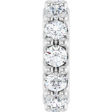 Sterling Silver 1/3 CTW Lab-Grown Diamond Spacer Charm/Pendant