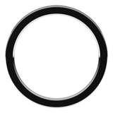 14K White Gold 2 mm Comfort-Fit Flat Band Size 10.5