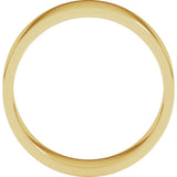 14K Yellow Gold 6 mm Flat Band Size 11