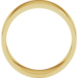 14K Yellow Gold 7 mm Flat Band Size 10