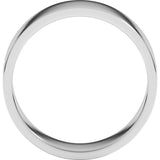 14K White Gold 7 mm Flat Band Size 14