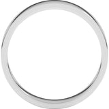 Sterling Silver 4 mm Flat Band Size 4