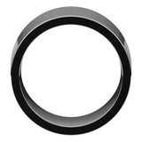 Sterling Silver 12 mm Comfort-Fit Flat Band Size 11
