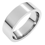 Sterling Silver 6 mm Comfort-Fit Flat Band Size 11.5