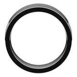 Sterling Silver 8 mm Comfort-Fit Flat Band Size 8.5