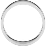 14K White Gold 6 mm Flat Band Size 7.5