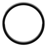 14K White Gold 2.5 mm Flat Band Size 8.5
