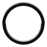 14K White Gold 2.5 mm Comfort-Fit Flat Band Size 4.5