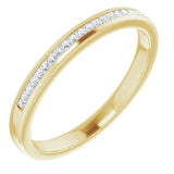 14K Yellow Gold 1/4 CTW Natural Diamond Band