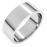 Sterling Silver 7 mm Flat Band Size 11.5