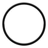 14K White Gold 1 mm Ultra-Lightweight Flat Band Size 6.5