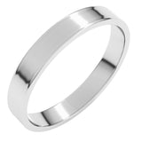 Sterling Silver 3 mm Ultra-Lightweight Flat Band Size 5