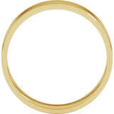 14K Yellow Gold 5 mm Ultra-Lightweight Flat Band Size 7.5