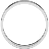Platinum 5 mm Ultra-Lightweight Flat Band Size 7