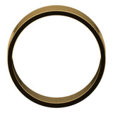 14K Yellow Gold 8 mm Ultra-Lightweight Flat Band Size 7