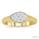 Pear Shape Lovebright Essential Diamond Promise Ring