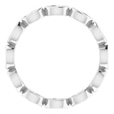 Bezel-Set Eternity Band