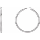 Tube Hoop Earrings