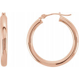 Tube Hoop Earrings