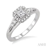 1/4 Ctw Diamond Semi-Mount Engagement Ring in 14K White Gold